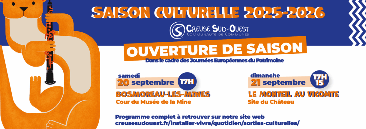La nouvelle saison culturelle démarre ce week-end !