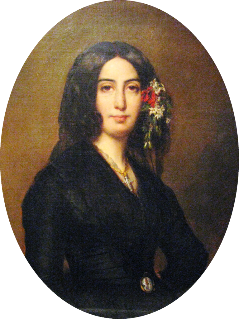 Portrait de George Sand par Auguste Charpentier (1838